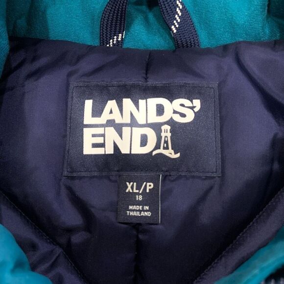 New✨ LANDS’ END Stadium Coat (Sz 18 Petite) - Picture 8 of 12